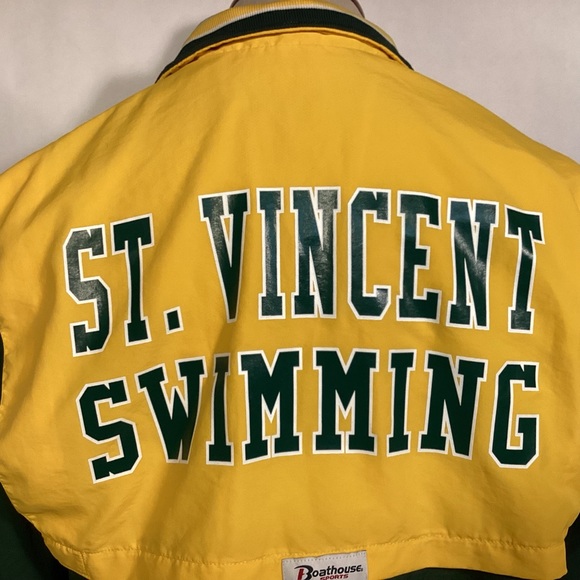 Vintage Jacket St. Vincent College Bearcats swim team mens size medium - Picture 2 of 11